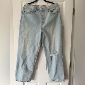 BRAND NEW SIZE 14 Women's High-Rise Vintage Straight Jeans